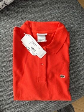 Lacoste Orange Classic Polo Shirt Boys 14